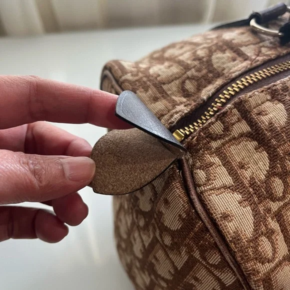 CHRISTIAN DIOR MONOGRAM BROWN VINTAGE TROTTER - Picture 3 of 16